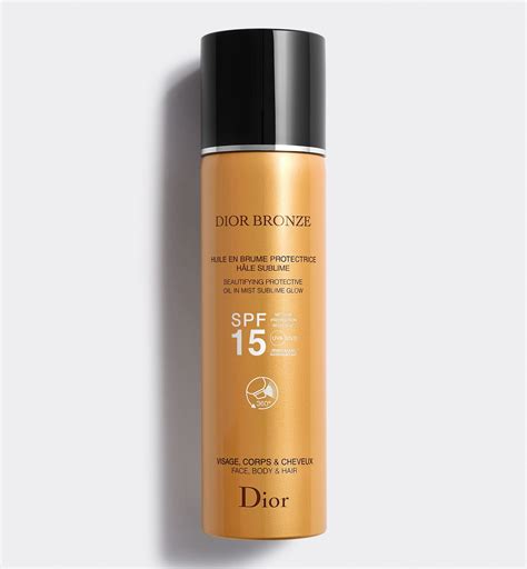 dior bronze beautifying protective oil in mist sublime glow|dior bronze sunscreen.